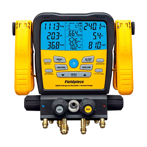 Fieldpiece SM482V SMAN 4-Port Wireless Digital Refrigerant Manifold